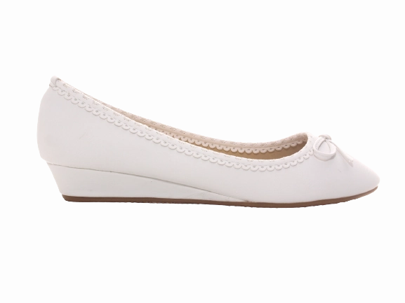Damen Slipper Keilabsatz Ballerina Loafer Mokassins Slip On Flats Freizeit White # 1049 Carmina Loafers Review