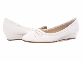 & Other Stories Loafers -> Loafers Damen Slipper Keilabsatz Ballerina Loafer Mokassins Slip On Flats Freizeit White # 1049