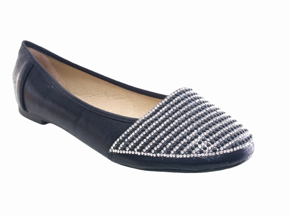 Damen Slipper Stra Ballerina Loafer Mokassins Slip On Flats Freizeit Black # 1 Portuguese Loafers