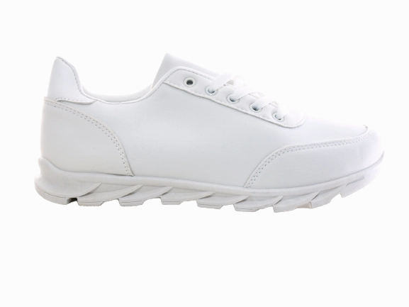 Laufschuhe Schwergewicht Damen Sneaker Turnschuhe Laufschuhe Halbschuhe Fitness Flach Freizeit Schuhe White # 018