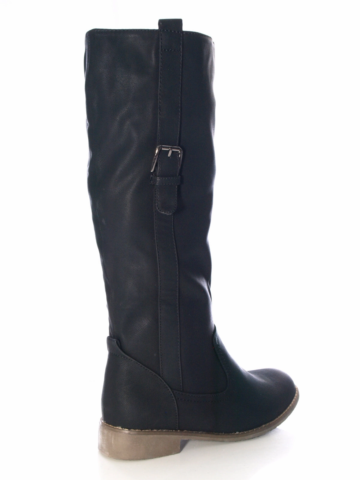 Damen Stiefel Boots Outdoor Winterboots warm gefttert Black # 2109 Overknee Stiefel Weite