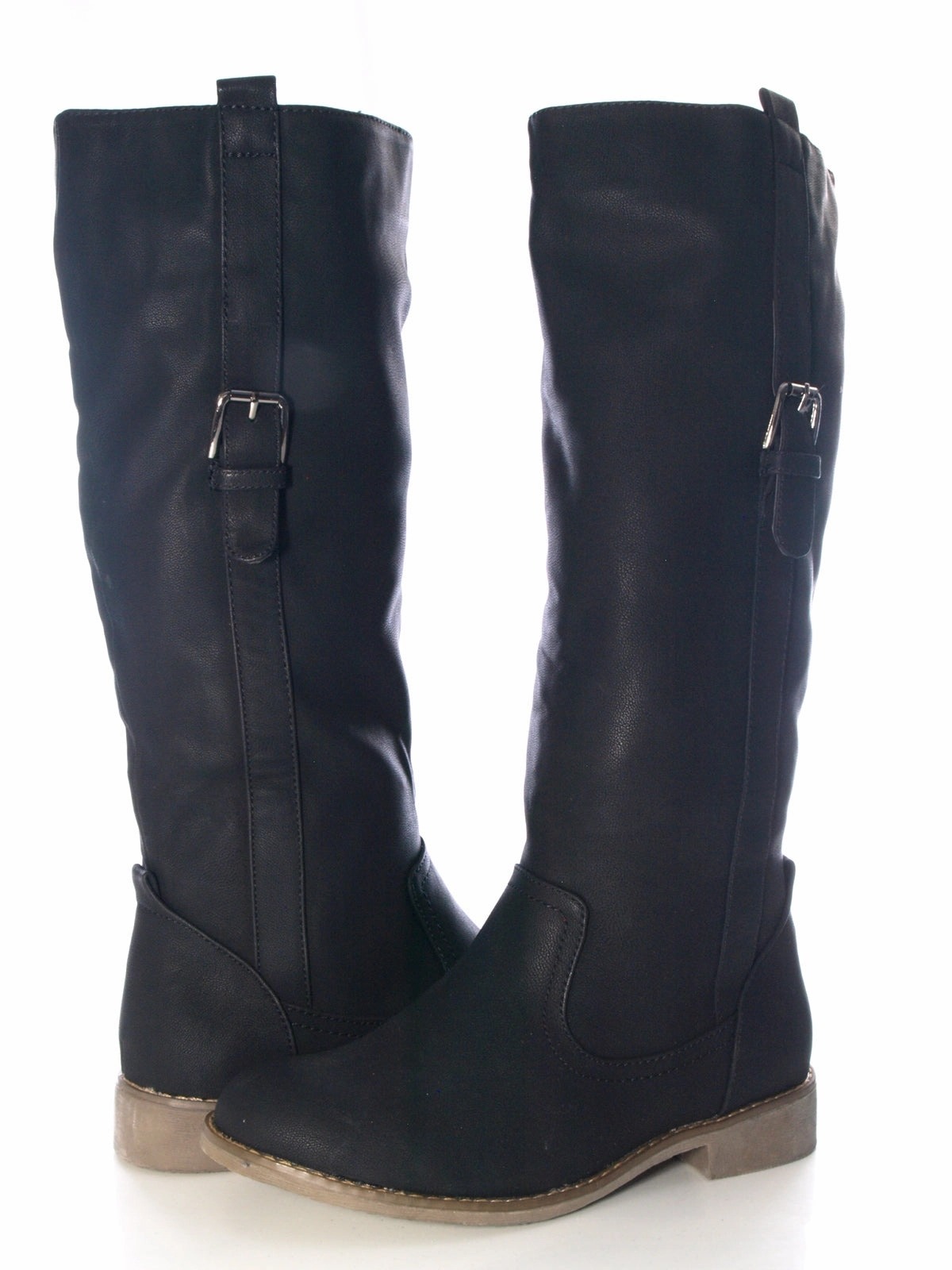 Schlager Stiefel Damen Stiefel Boots Outdoor Winterboots warm gefttert Black # 2109