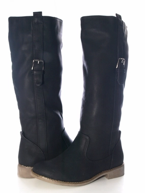 2 In 1 Stiefel Damen Stiefel Boots Outdoor Winterboots warm gefttert Black # 2109