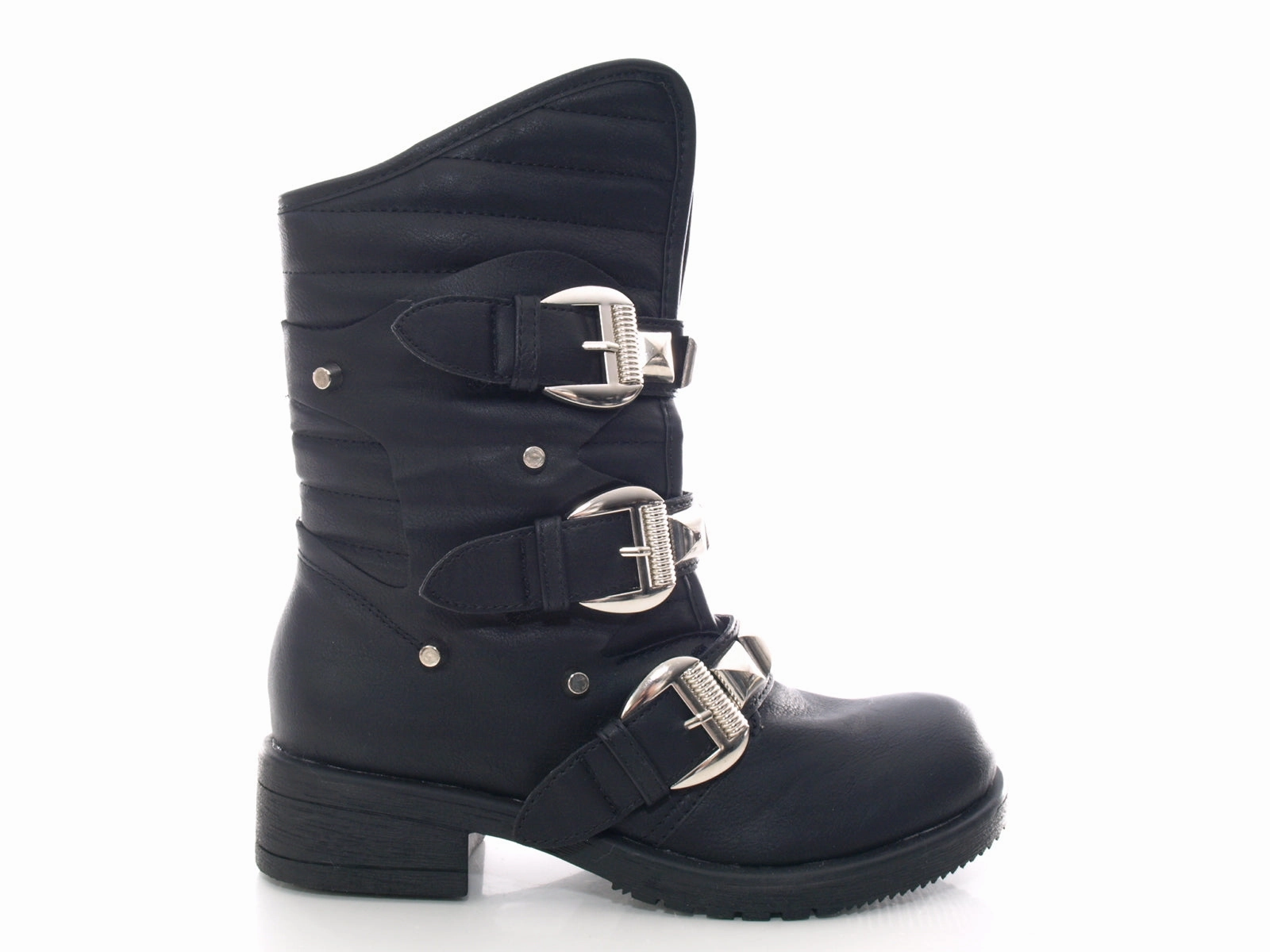 Physiogel Creme Stiefel Damen Stiefel Winterstiefel Boots Biker Boots warm gefttert Black # 66-90