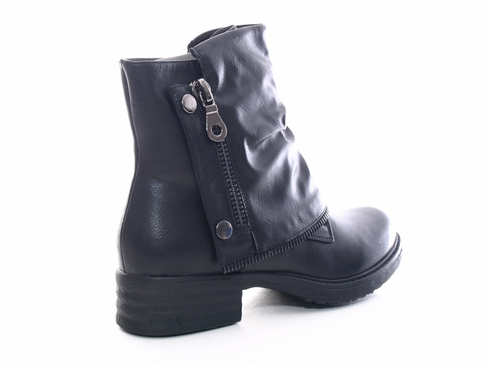 Damen Stiefeletten Biker Boots Outdoor Winterboots Black # 281 Cognac Ankle Boots Canada