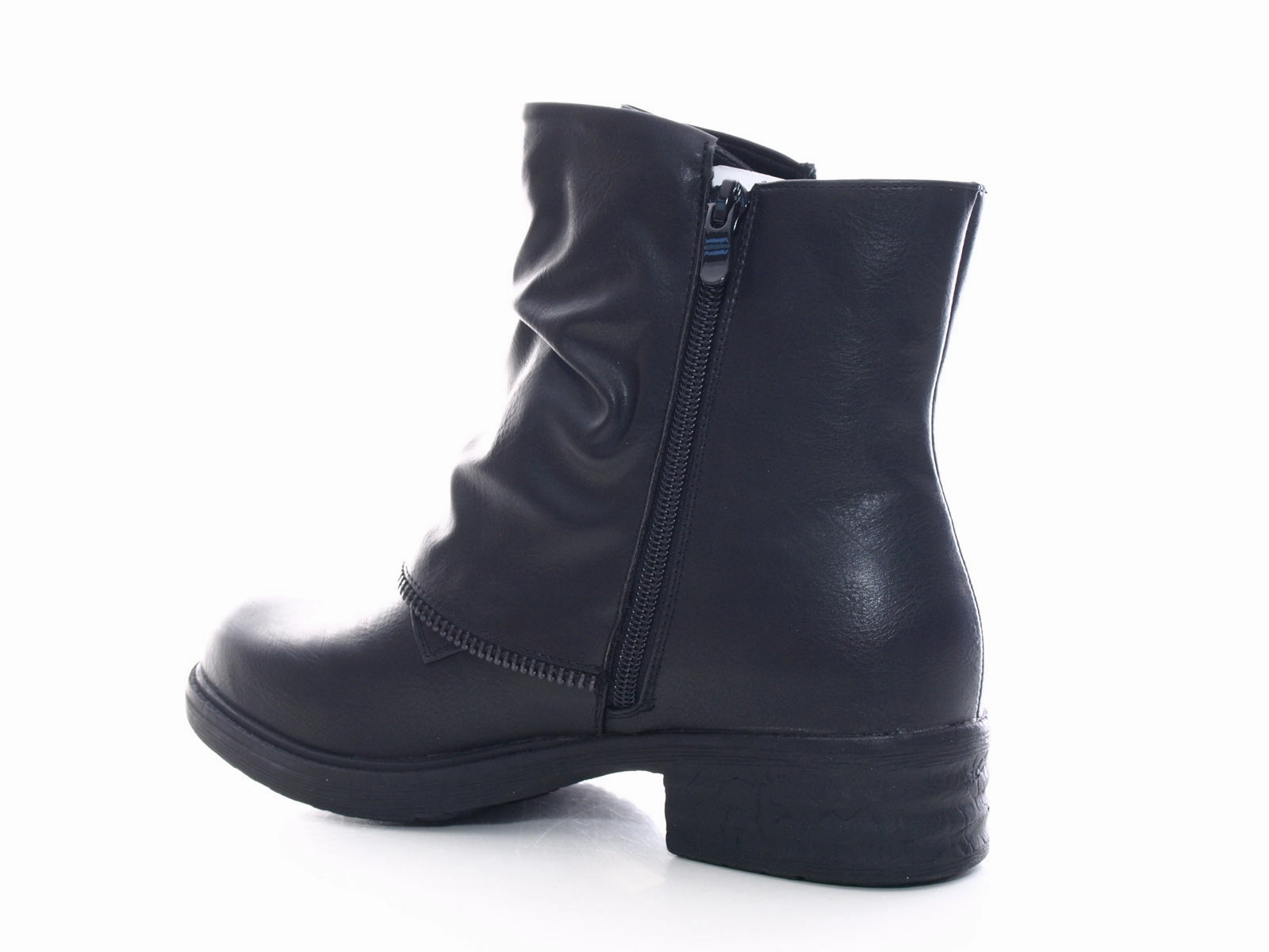 Trend Ankle Boots Damen Stiefeletten Biker Boots Outdoor Winterboots Black # 281