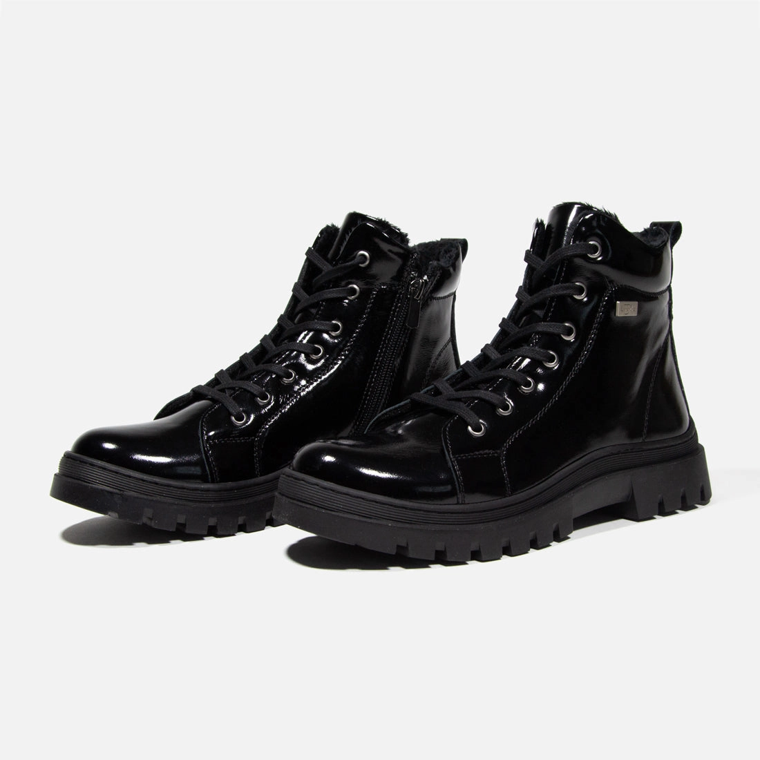 Damen Stiefeletten Looke CHARLINE Ankle Boots Pflaume