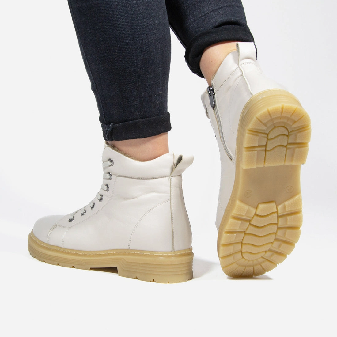 Damen Stiefeletten Looke EULALIE Ankle Boots High Heels Spitz