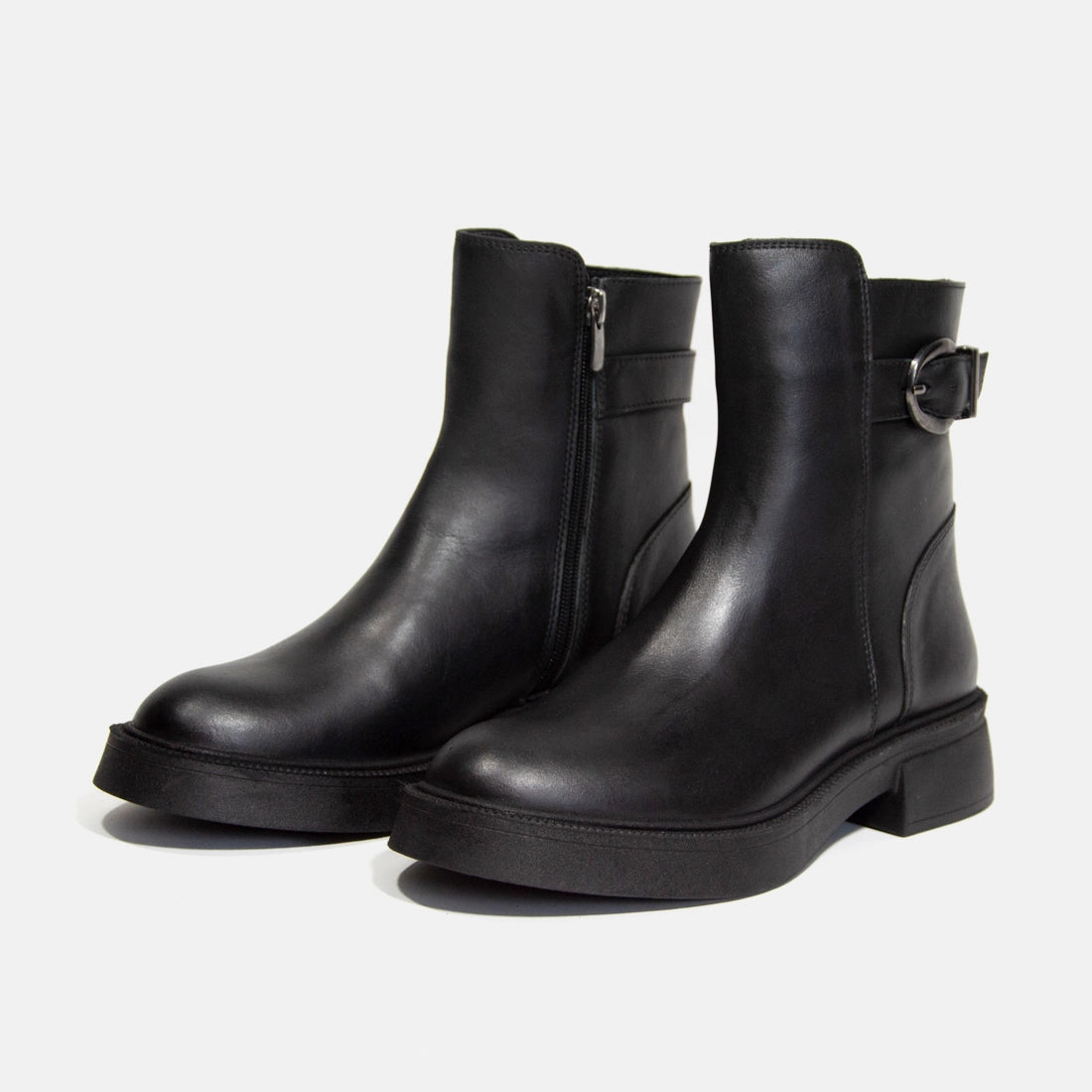 Damen Stiefeletten Looke JOYANN Ankle Boots Mit Weitschaft