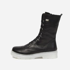 Damen Stiefeletten Looke NINETTE Ankle Boots Schnürung