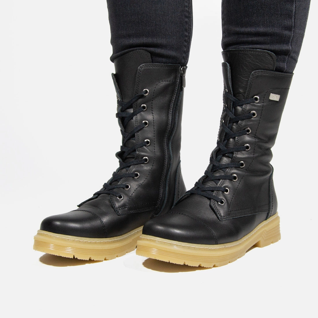 Gothic Platform Ankle Boots Damen Stiefeletten Looke NINETTE