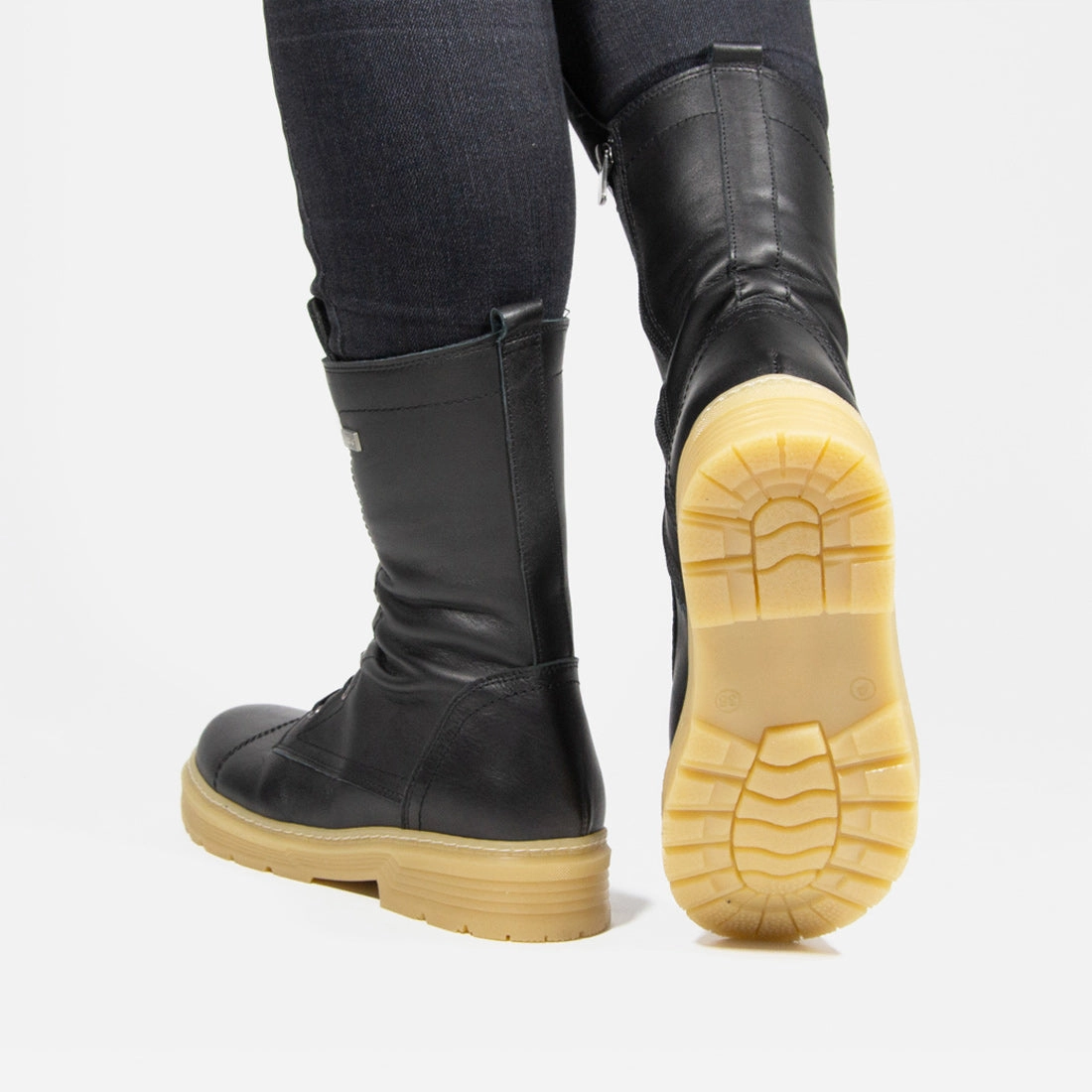 Damen Stiefeletten Looke NINETTE Knit Ankle Boots