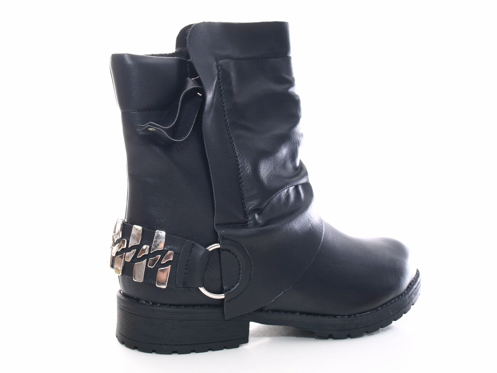 Wadenschmerzen Durch Sicherheitsschuhe Damen Stiefeletten Outdoor Winterboots Black # 3065
