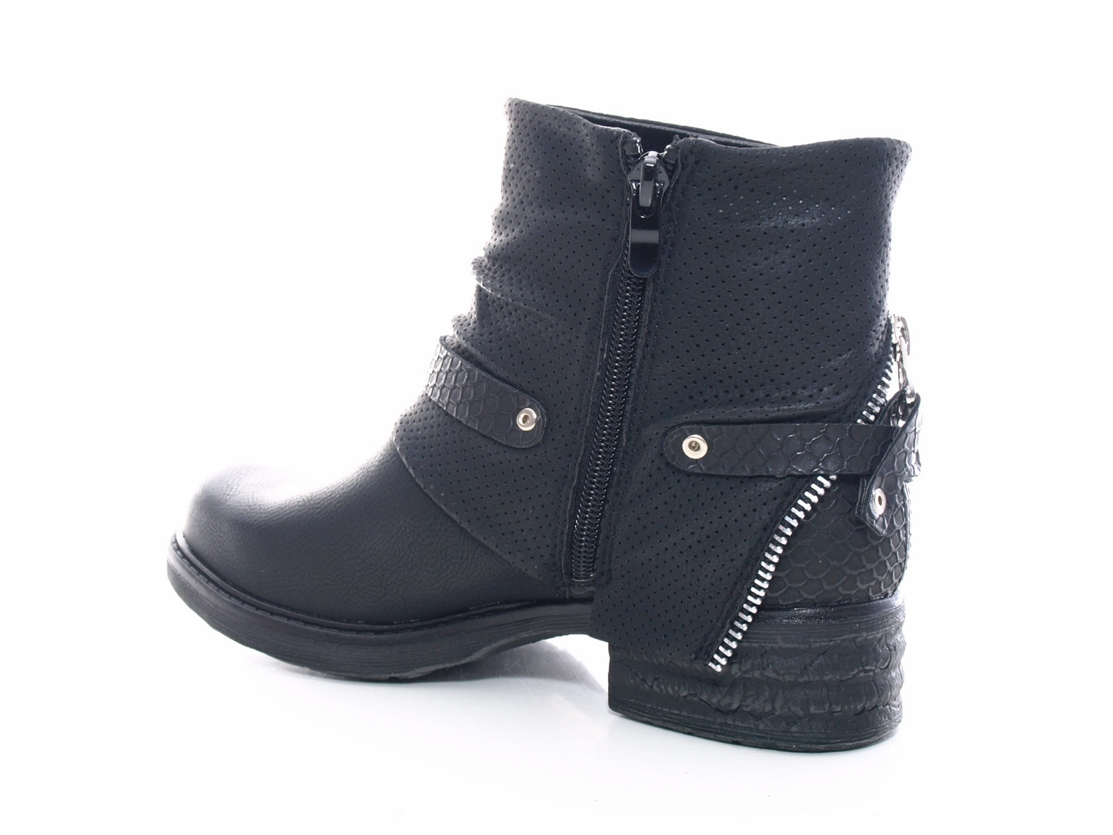 Damen Stiefeletten Outdoor Winterboots Black # 842 Arbeitsschuhe Sicherheitsschuhe S3 Winterschuhe