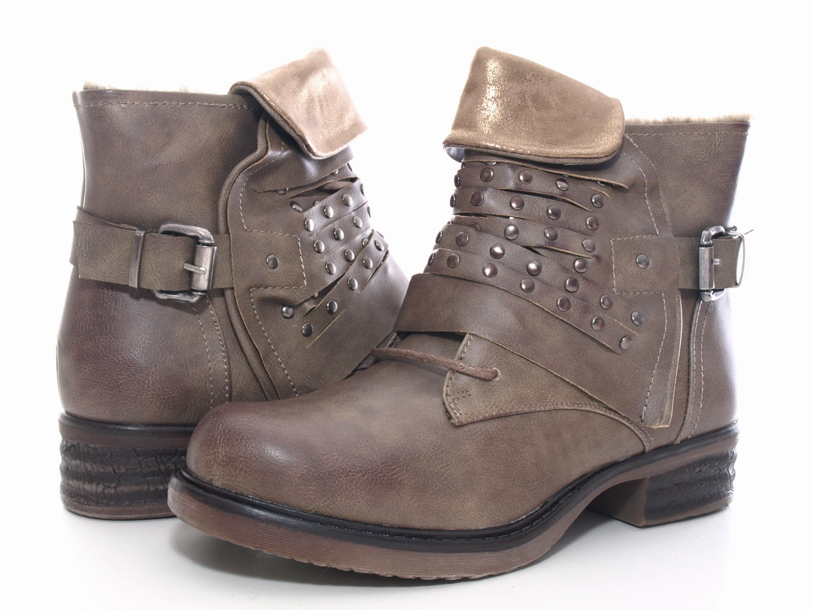 Ara Ankle Boots Australia Damen Stiefeletten Outdoor Winterboots warm gefttert Khaki # 3061