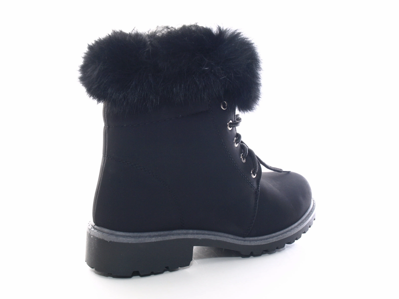 Unfallverhütungsvorschriften Sicherheitsschuhe Damen Stiefeletten Schnrr Boots Outdoor Winterboots Black # 30