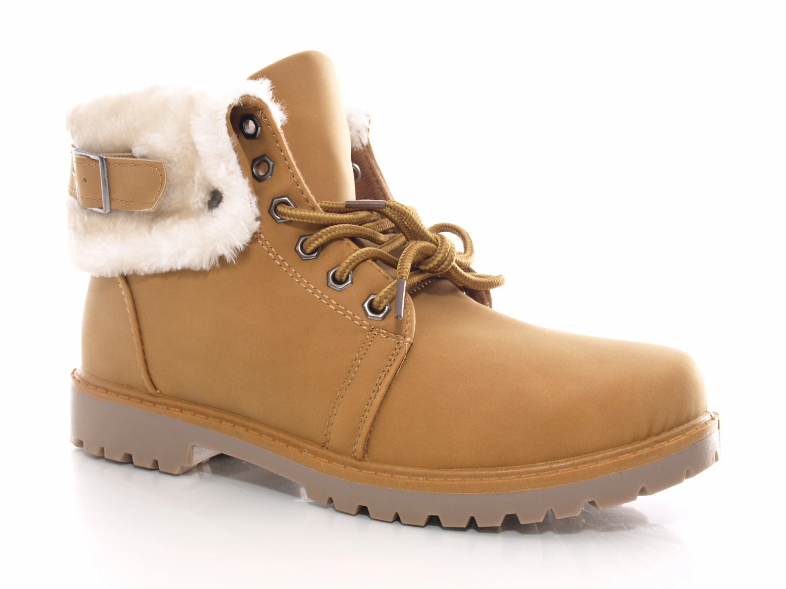 Sicherheitsschuhe Sicherheitsschuhe Damen Stiefeletten Schnrr Boots Outdoor Winterboots warm gefttert Camel # 39