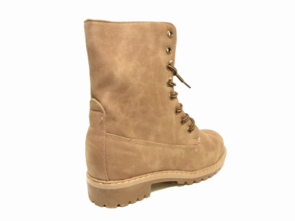 Sicherheitsschuhe Boa Schnellverschluss Würzburg Damen Stiefeletten Schnrr Boots Outdoor Winterboots warm gefttert Khaki # 618