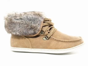 Sicherheitsschuhe S1 Halbschuh 8531 9 Damen warm geftterte halbhohe Sneaker Freizeitschuhe Camel # 6167