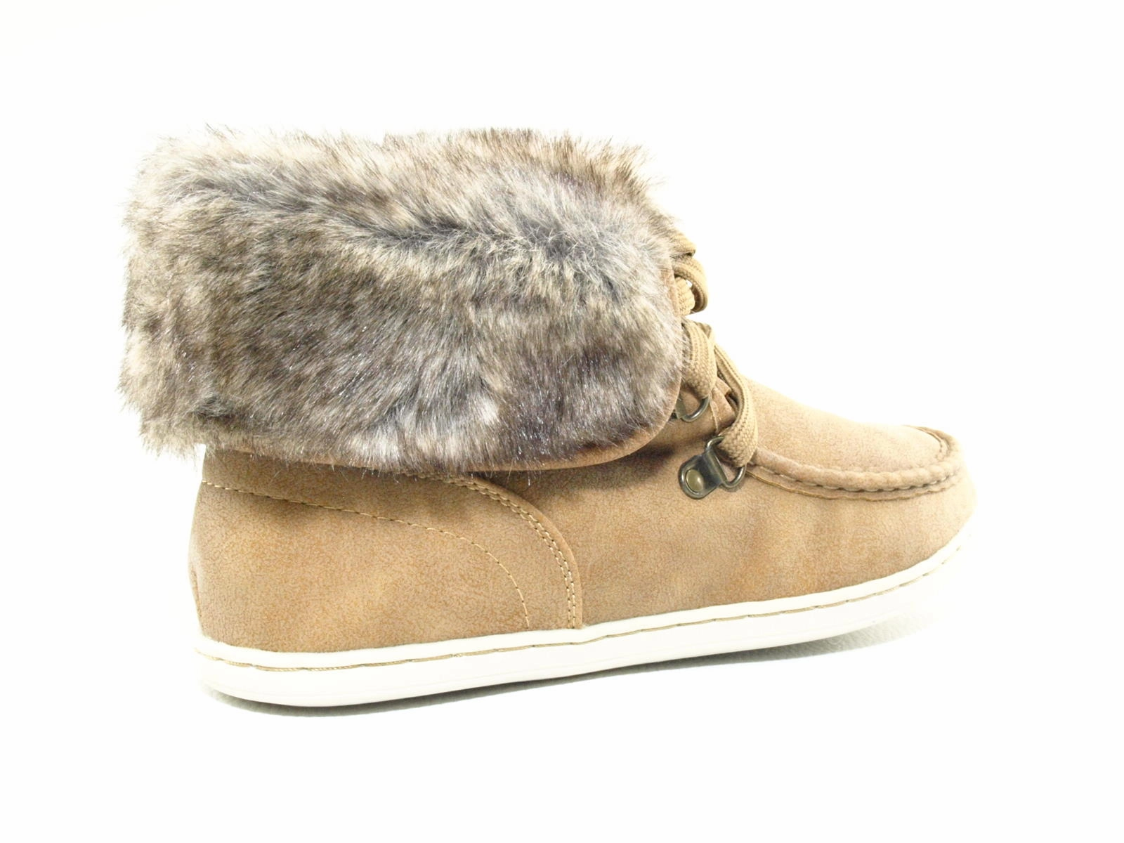 Albatros Sicherheitsschuhe Energy Gewicht Damen warm geftterte halbhohe Sneaker Freizeitschuhe Camel # 6167