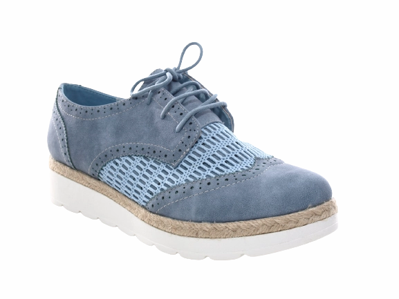Damenschuhe Designer Schnrr Halbsschuhe Plateauschuhe Blue # 534 Sicherheitsschuhe S3 Knöchelhoch