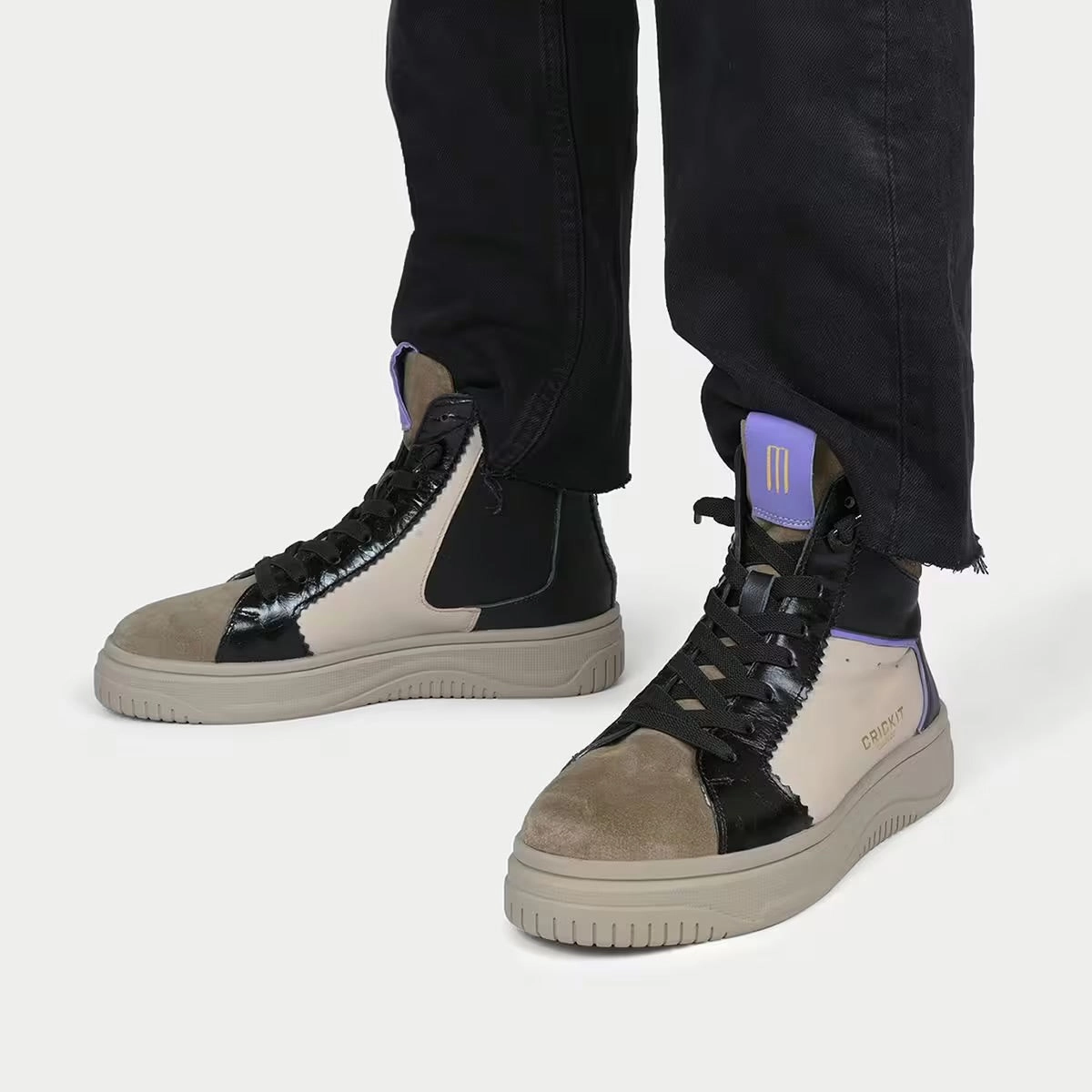 Crickit Sole Taupe Sneaker Mit Wechselfußbett