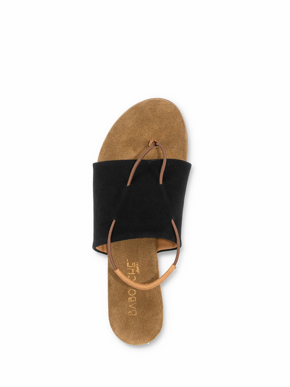 Sandalen Kunststoff Ilvie | Sandaal Zwart