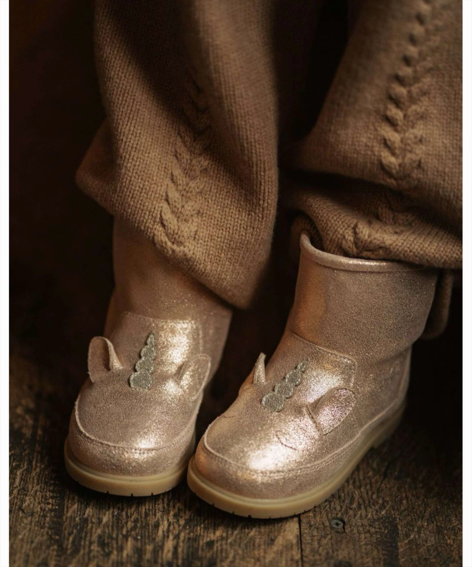 Donsje Amsterdam  Xelly Stiefel powder metallic Einhorn Zara Stiefel