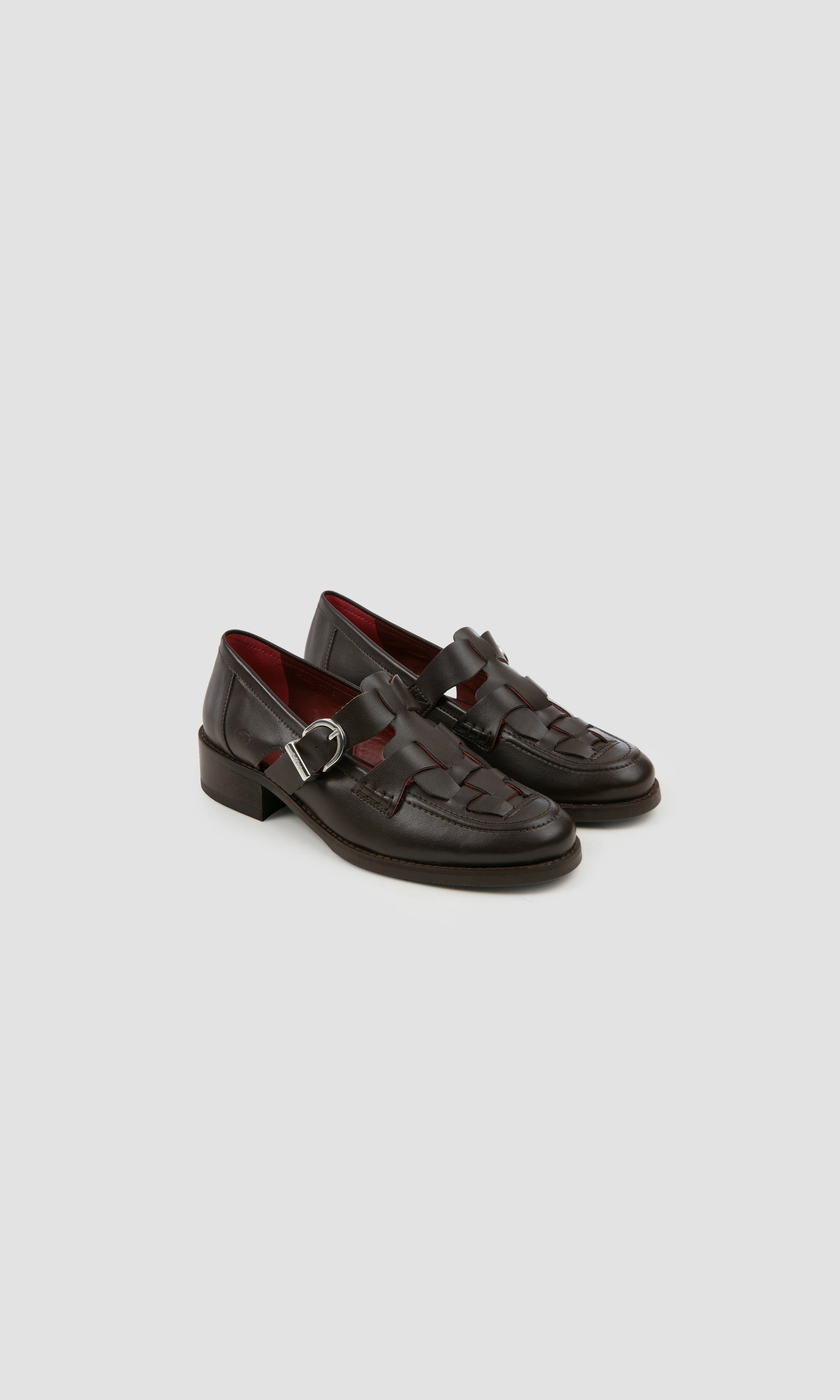 DOROTHY LOAFER - CHERRY BROWNIE Shearling Loafers