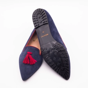 Dunkelblau - Rubino Penny Style Loafers