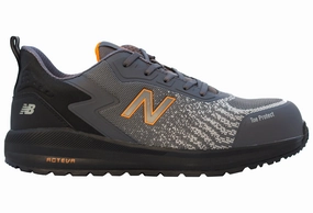 Sicherheitsschuhe Erdung New Balance Speedware, Halbschuhe, S1 P SRC, grau / orange S1P S1 SRC FO