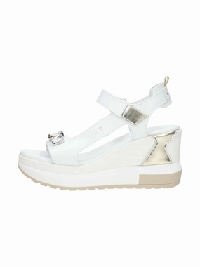 Reifen Sandalen E410685D Loira Bianco T.Brill Platino 6074 Poli.Milena 7854 Zep