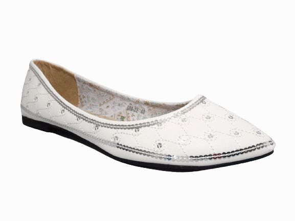 Damen Slipper Halbschuhe Ballerina Loafer Mokassins Slip On Flats Freizeit White # 688-22 Suede Italian Loafers