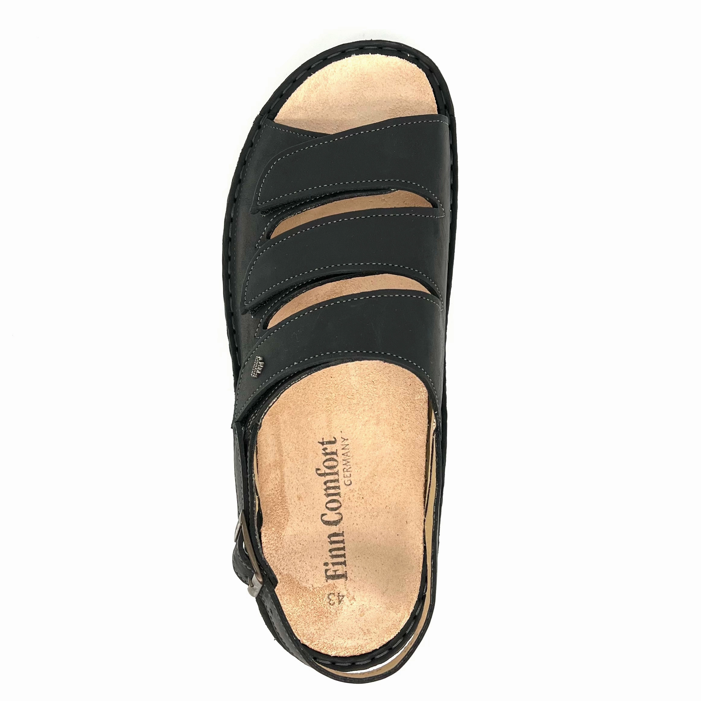 Herren Klett Sandale Schwarz von Finn Comfort 17492 Sandalen Bei Fersenschmerzen