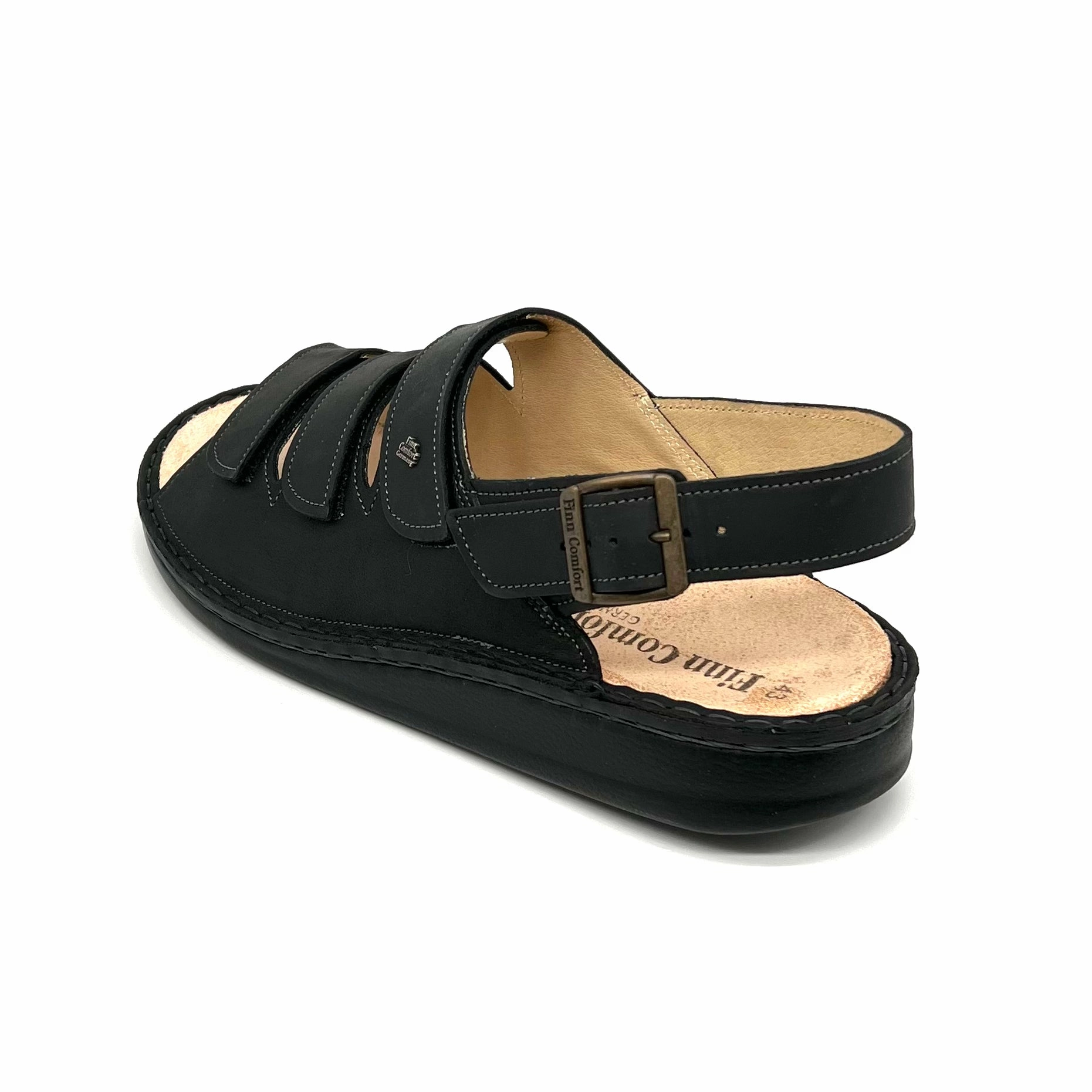 Lurchi Sandalen 34 Herren Klett Sandale Schwarz von Finn Comfort 17492