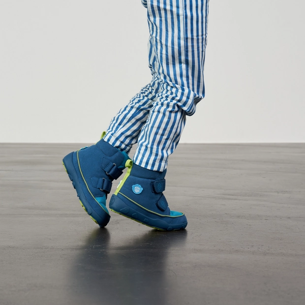 Winterstiefel Hemsedal Affenzahn Barfu - Winterstiefel Vegan Comfy Hai petrol