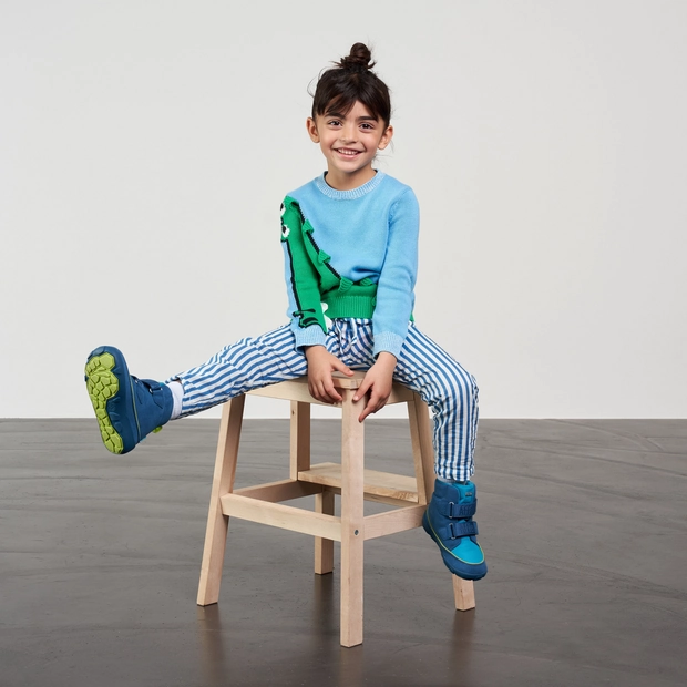 Affenzahn Barfu - Winterstiefel Vegan Comfy Hai petrol Vista Winterstiffel