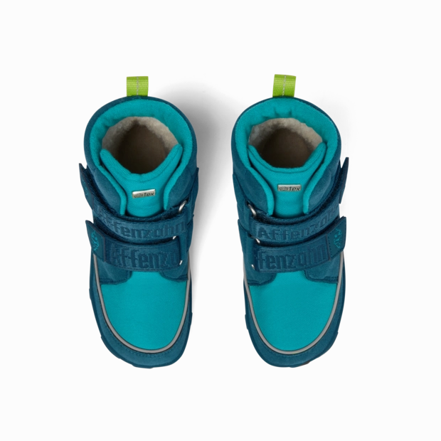 Affenzahn Barfu - Winterstiefel Vegan Comfy Hai petrol Richter Winterstiefel Günstig