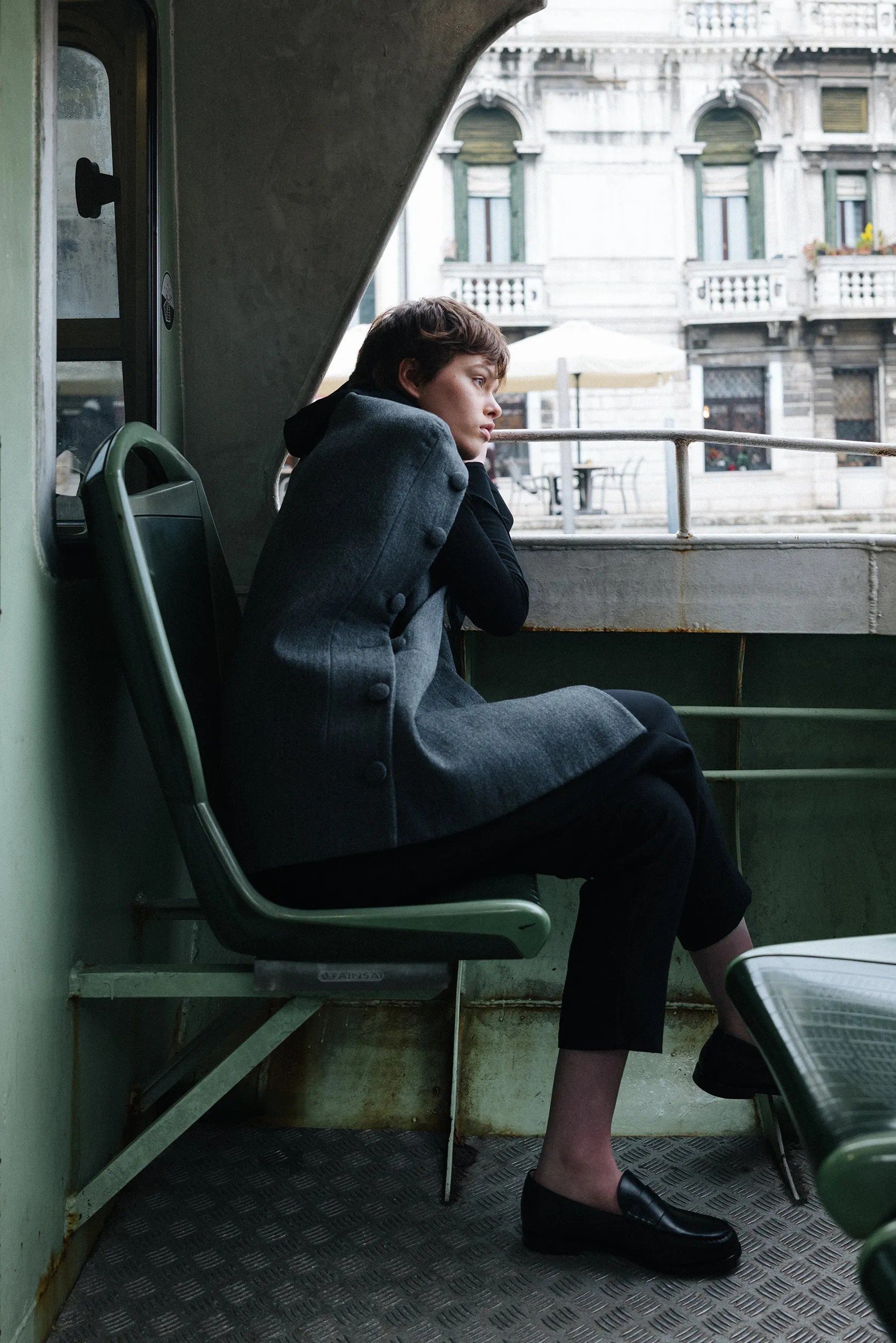 Loafer 9538 Vitello Black Grey Suede Loafers