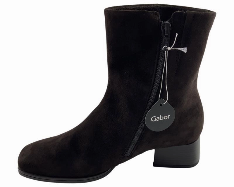 Gabor Damen Stiefelletten 32.920.41 Samtchevreau Mocca Pumps High Heels Unterschied
