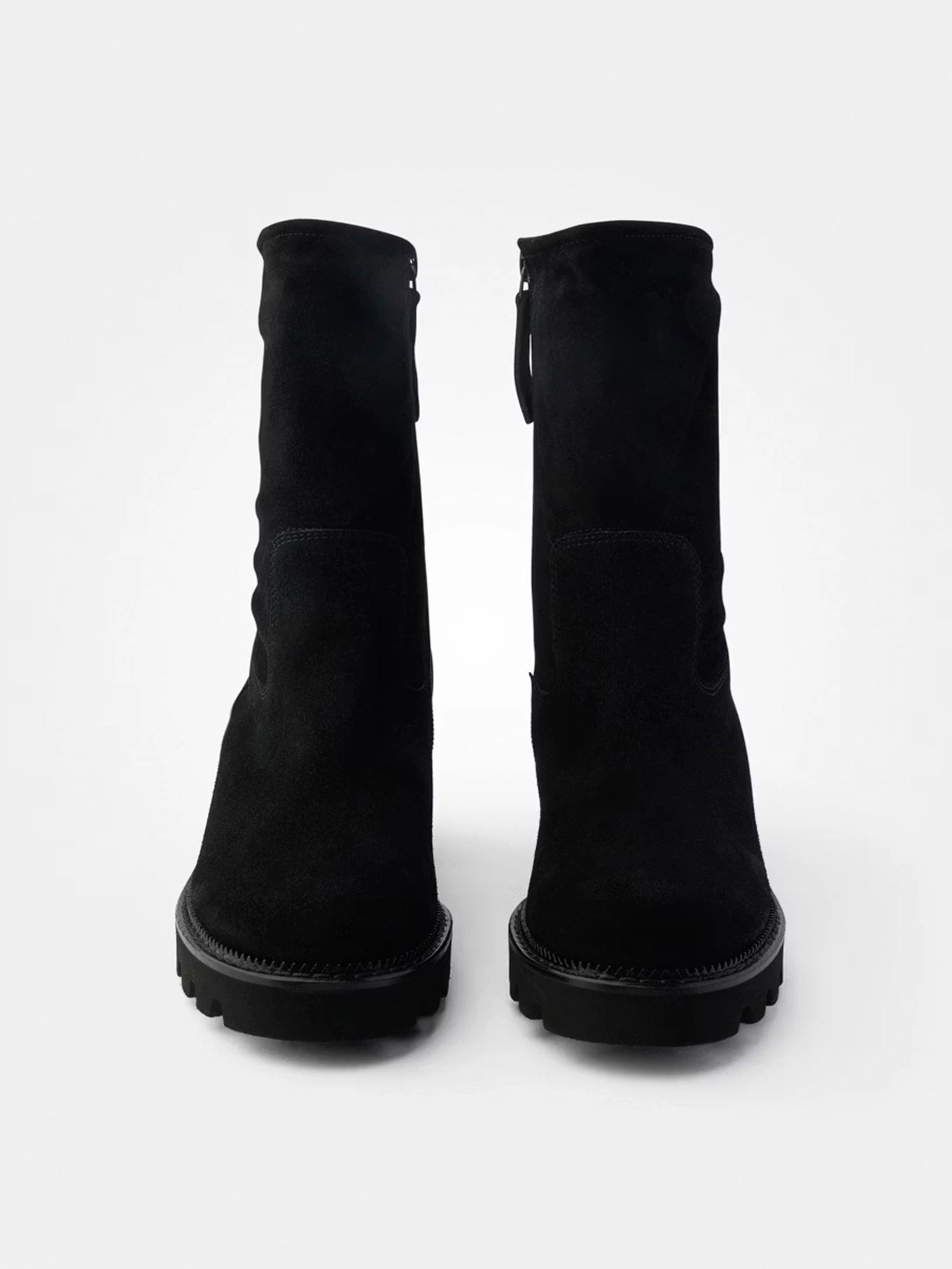 Stiefelette Soft Suede black Oxford Ankle Boots