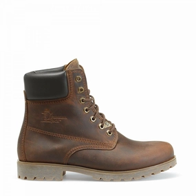 Panama Jack Herrenschuhe Shoes Stiefeletten Schuhe Braun Napa Grass Cuero Bark Flat Sole Ankle Boots