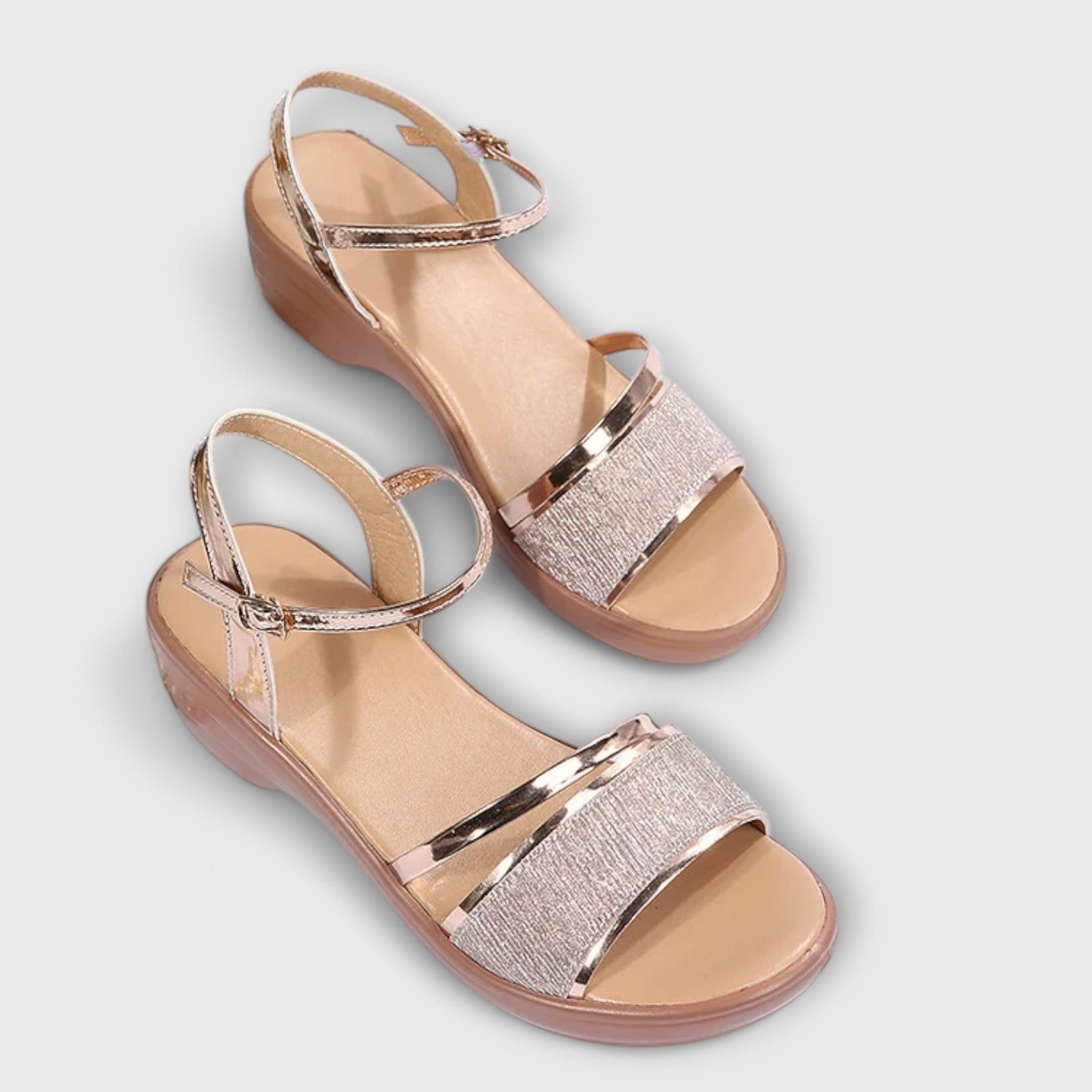 Sandalen Für Tägliche Spaziergänge Elmea  Orthopdische Sandalen mit femininer Silhouette