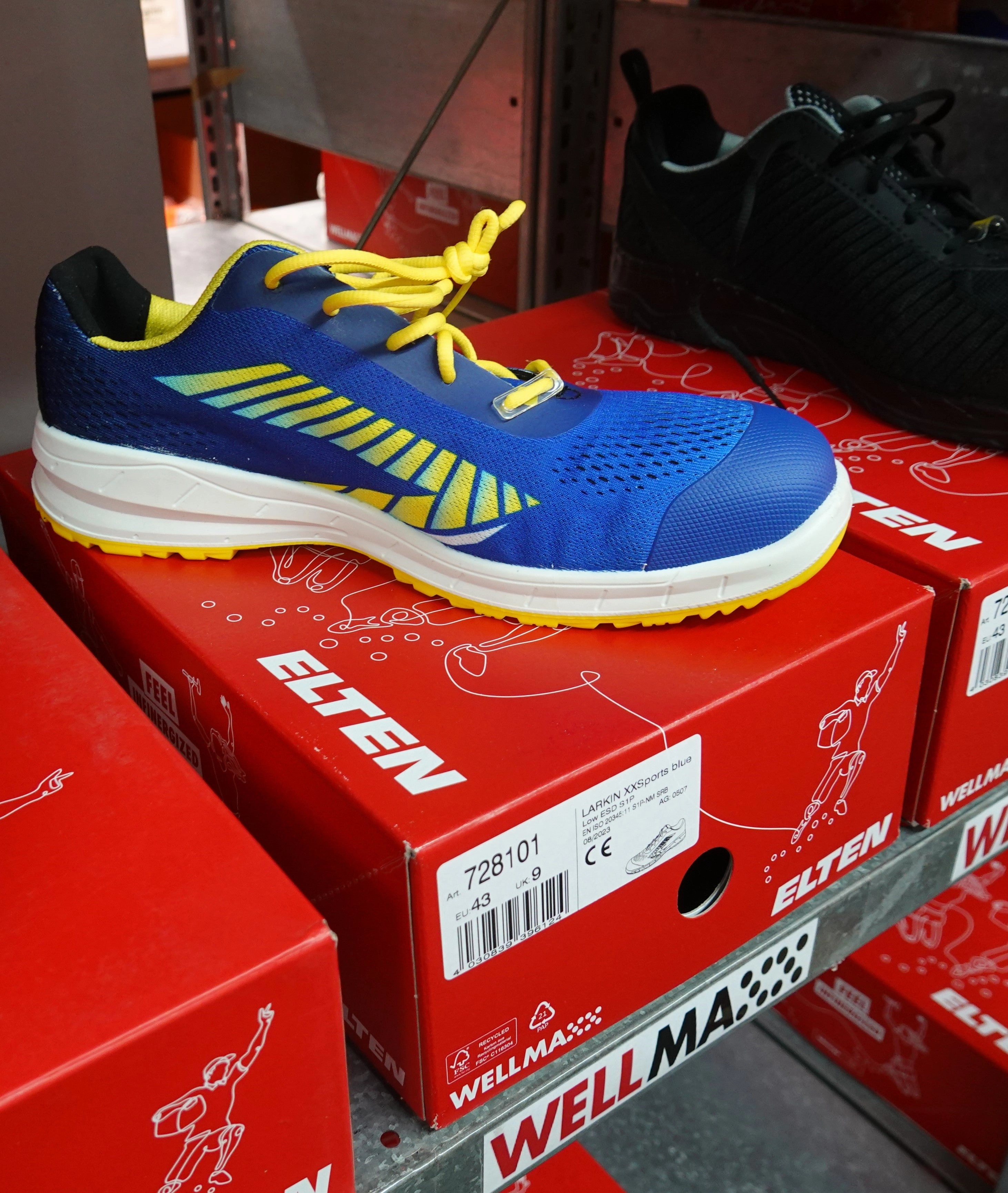 Sicherheitsschuhe Katalog Pdf ELTEN 728101 LARKIN XXSPORTS BLUE LOWESD S1P sportliche Schutzhalbschuhe WELLMAXX