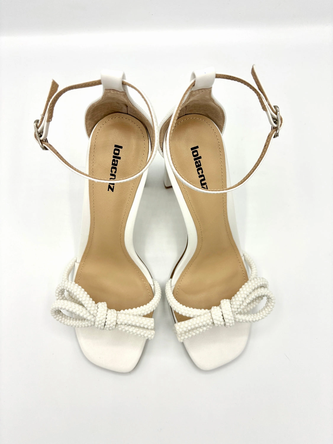 PEARL WHITE HEEL SANDAL Sandalen Mit Absatz