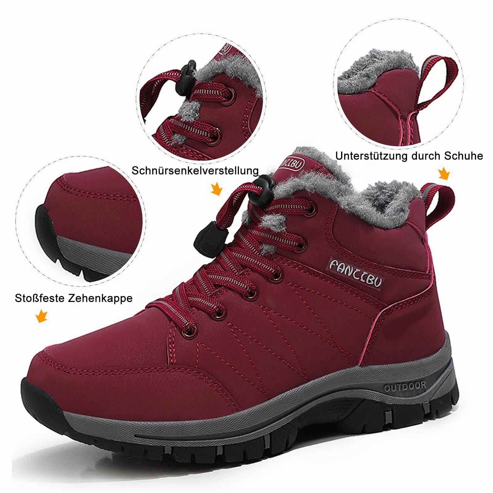 Ergonomische & Wasserdichte Winterstiefel fr Damen & Herren  Warm, Rutschfest & Komfortabel