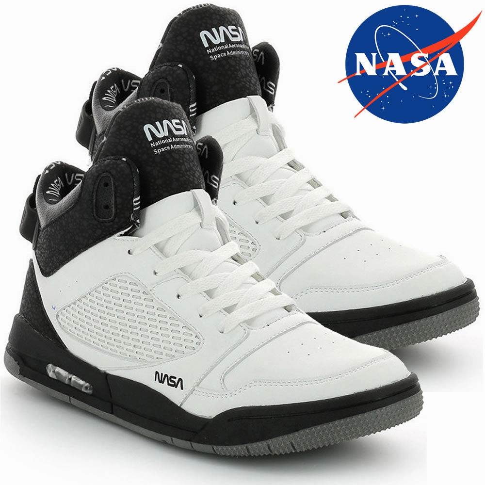 Nasa Schuhe Sneakers Turnschuhe High-Cut Wei Sneaker Kupferfarben