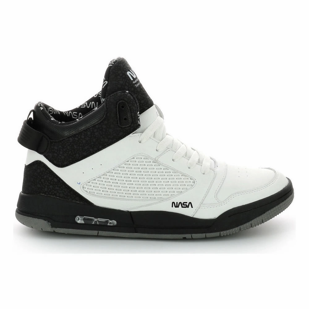 Sneaker Herren Billig Nasa Schuhe Sneakers Turnschuhe High-Cut Wei