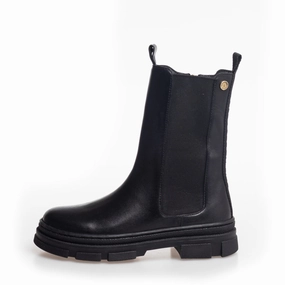 EVERYWHERE GIRL - BLACK Stiefel Bondage