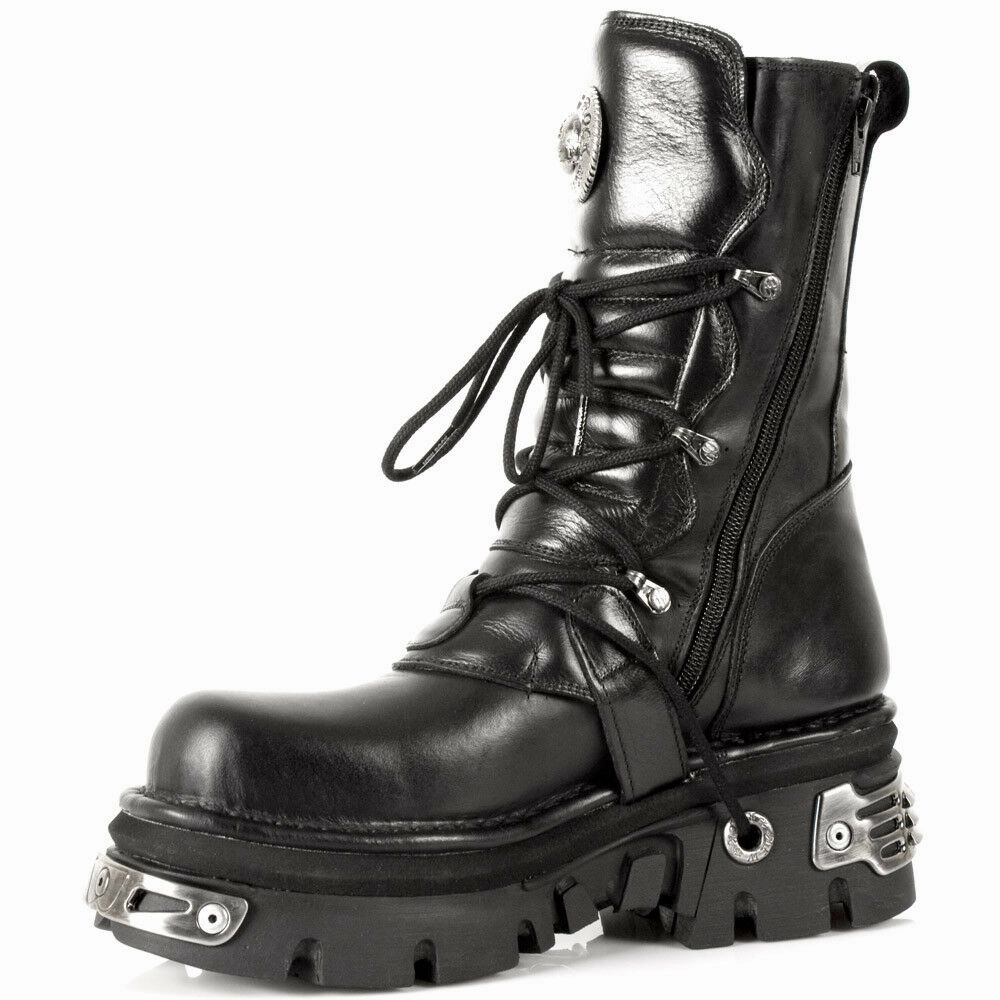 New Rock Schuhe Shoes Boots Stiefel M.373-S4 Bikerstiefel Gothic Echtleder Haix Stiefel Rettungsdienst